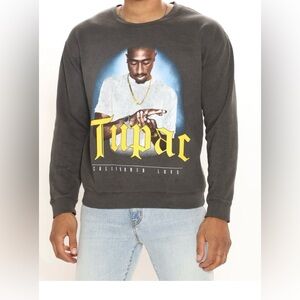 Tupac Vintage Wash Crewneck Sweatshirt